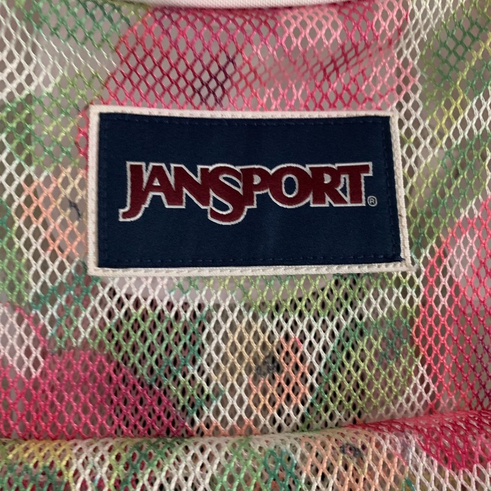 Jansport Net Flowers Pattern Backpack - image 3